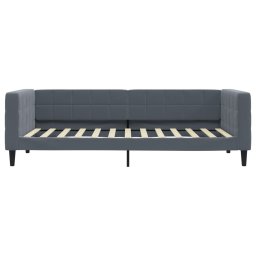 vidaXL Slaapbank 100x200 cm fluweel donkergrijs