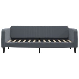 vidaXL Slaapbank 100x200 cm fluweel donkergrijs