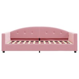 vidaXL Slaapbank 90x200 cm fluweel roze