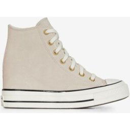 Schoenen Converse Chuck Taylor All Star Wedge Suede Beige Dames 38