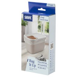 Savic kattenbak Hop In Giant - Bag it Up Litter Tray Bags, Hop In Giant, 6 Stuks