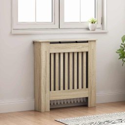 vidaXL Radiatorombouw 78 cm bewerkt hout