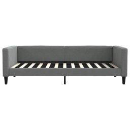 vidaXL Slaapbank 100x200 cm stof donkergrijs