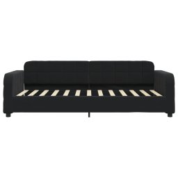 vidaXL Slaapbank 100x200 cm fluweel zwart