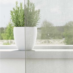 vidaXL Gordijnen voile met doorvoertules 2 st 140x175 cm lichtgrijs