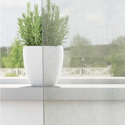 vidaXL Gordijnen voile met doorvoertules 2 st 140x300 cm lichtgrijs