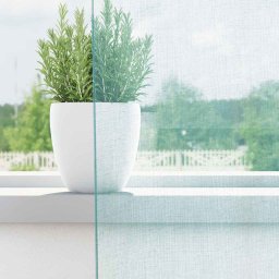 vidaXL Gordijnen voile met roedezakken 2 st turkoois