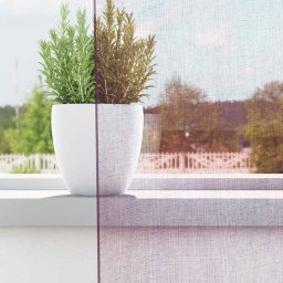 vidaXL Gordijnen met lussen 2 st 140x175 cm paars