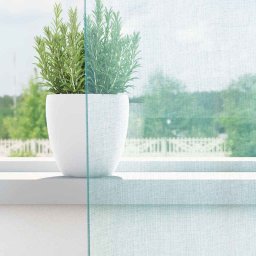 vidaXL Gordijnen Voile met lussen 2 st 140x140 cm turkoois