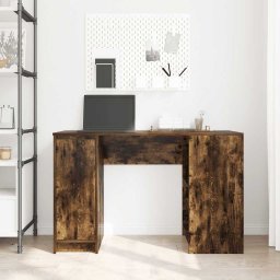 vidaXL Bureau 120x42x76 cm spaanplaat gerookt eikenkleurig