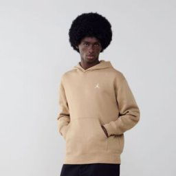 Jordan Hoodie Brooklyn Bruin/wit Heren s