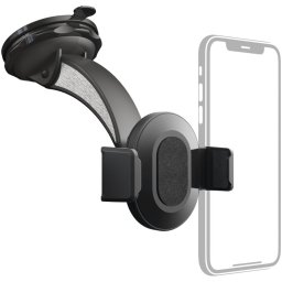 Hama Universele smartphone houder Move, met zuignap Telefoonhouder Zwart