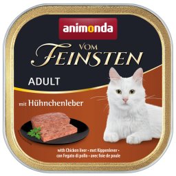 Megapack animonda vom Feinsten Adult 32 x 100 g - Kippenlever