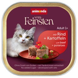 Megapack animonda vom Feinsten Adult 32 x 100 g - Rundvlees & aardappelen