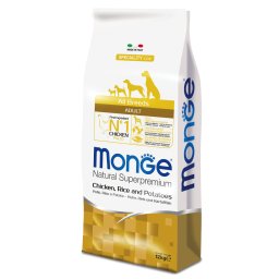 12kg Kip, Rijst & Aardappelen Alle rassen Adult Monge Superpremium