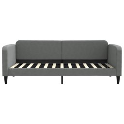 vidaXL Slaapbank 90x200 cm stof donkergrijs