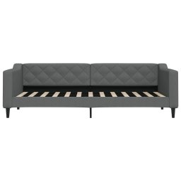 vidaXL Slaapbank 80x200 cm stof donkergrijs