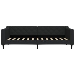 vidaXL Slaapbank 90x200 cm stof zwart