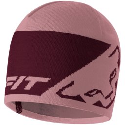 DYNAFIT Leopard Logo Beanie mokarosa