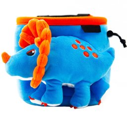 YY VERTICAL Triceratops blue - Chalkbag
