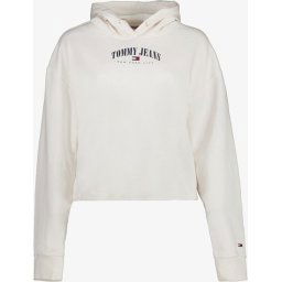 Tommy Hilfiger - Maat M - cropped dames hoodie - Wit