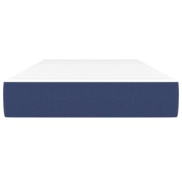 vidaXL Pocketveringmatras medium 80x200x20 cm stof blauw