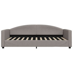 vidaXL Slaapbank 100x200 cm stof taupe