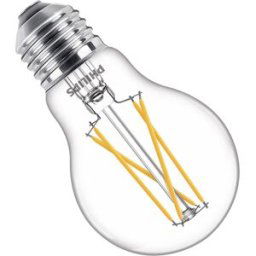 Philips LED lamp transparant E27 5.9W 2200K-2700K Dimbaar