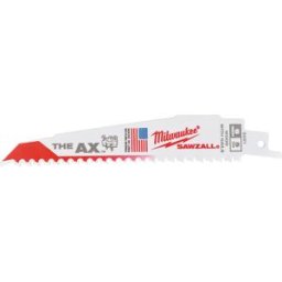 Milwaukee Reciprozaagblad Sawzall hout The AX 150mm 5-Tpi (5 Stuks)