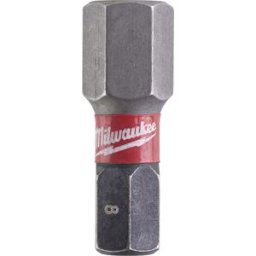 Milwaukee Shockwave schroefbit HEX8x25mm (2 Stuks)