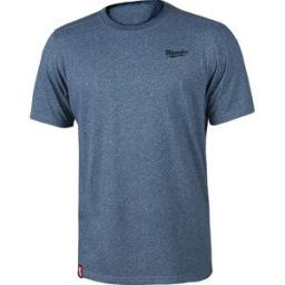 Milwaukee hybrid T-shirt L blauw