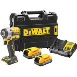 DeWALT DCF921E2T-QW slagmoersleutel met 2x 1,7Ah Powerstack accu's 18V Li-ion