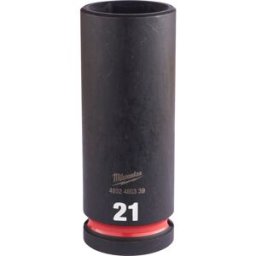 Milwaukee slagdop Shockwave 1/2 lang 21mm