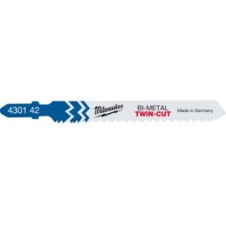 Milwaukee decoupeerzaagblad metaal T123XF 91x2,5/1,8mm Twin-cut (5 Stuks)