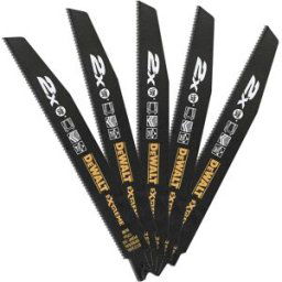 DeWALT Reciprozaagblad 2X BiM 228x2.5mm extra dik, universele toepassing 228x2.5mm