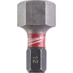 Milwaukee Shockwave schroefbit HEX12x25mm (2 Stuks)