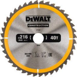 DeWALT cirkelzaagblad 216x30mm 40T DT1953-QZ