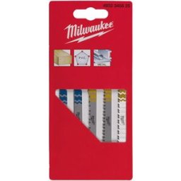Milwaukee Decoupeerzaagbladen set geschikt voor hout en metaal 5 delig