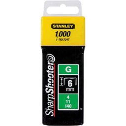 Stanley nieten Type G 6mm (1000 Stuks)