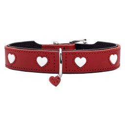 HUNTER Halsband Love, rood 60: 47-54cm Hond