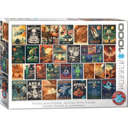 Buitenaardse Posters Puzzel (1000 stukjes)