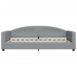 vidaXL Slaapbank 100x200 cm stof lichtgrijs