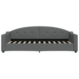 vidaXL Slaapbank 80x200 cm stof donkergrijs