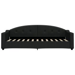 vidaXL Slaapbank 80x200 cm stof zwart