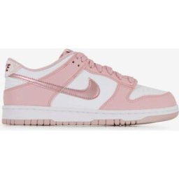 Schoenen Nike Dunk Low Pink Velvet Rose/blanc Dames 38,5