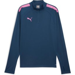 PUMA Maat M teamLIGA 1/4 Zip Top Heren Sporttop - Ocean Tropic-Poison Pink