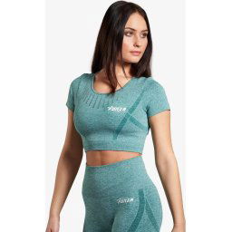 FORZA Maat M Sportswear - NAADLOZE CROP TOP - MINT