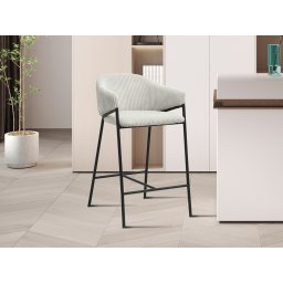 Barkruk NICOLE lichtgrijs