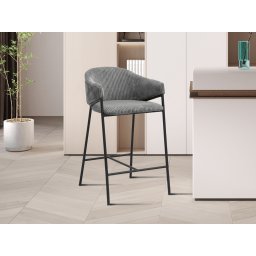 Barkruk NICOLE donkergrijs