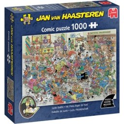 Jan van Haasteren - NK Mens Erger Je Niet Puzzel (1000 stukjes)